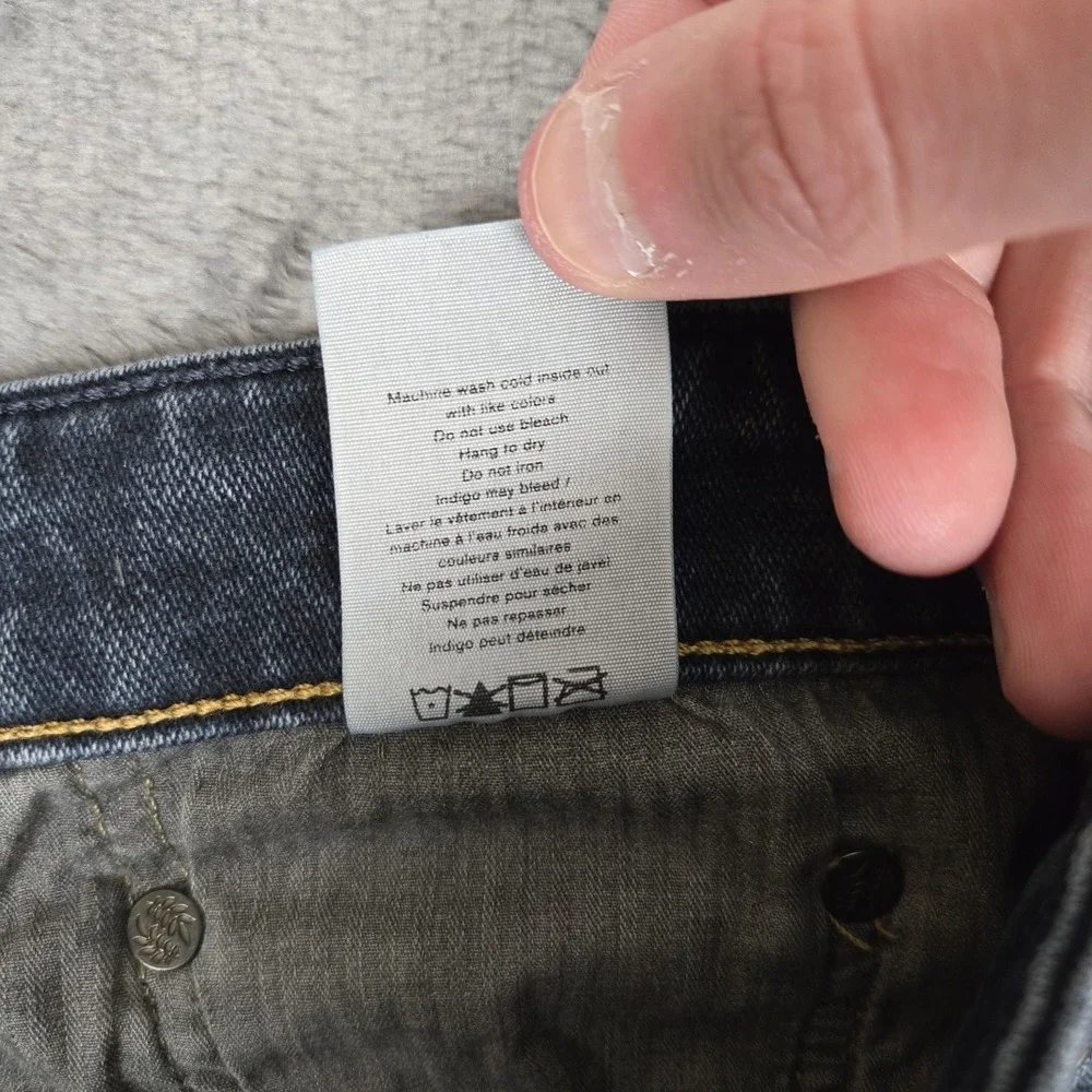 Rag & Bone Fit 2 Jeans Mens 34x28‎ Slim Straight Scout Dark Wash Blue Denim